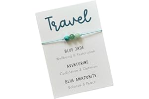 MERMAID MARY'S Travel bracelet | Crystal bracelet | Blue Jade bracelet | Aventurine bracelet | Blue Amazonite bracelet | Crystals for travel