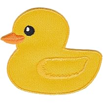 20 Stück Mini-Enten Aufnäher – Bestickt, Bügelbar, 3,5x3 Cm, Für Kleidung, Kappen, DIY-Basteln