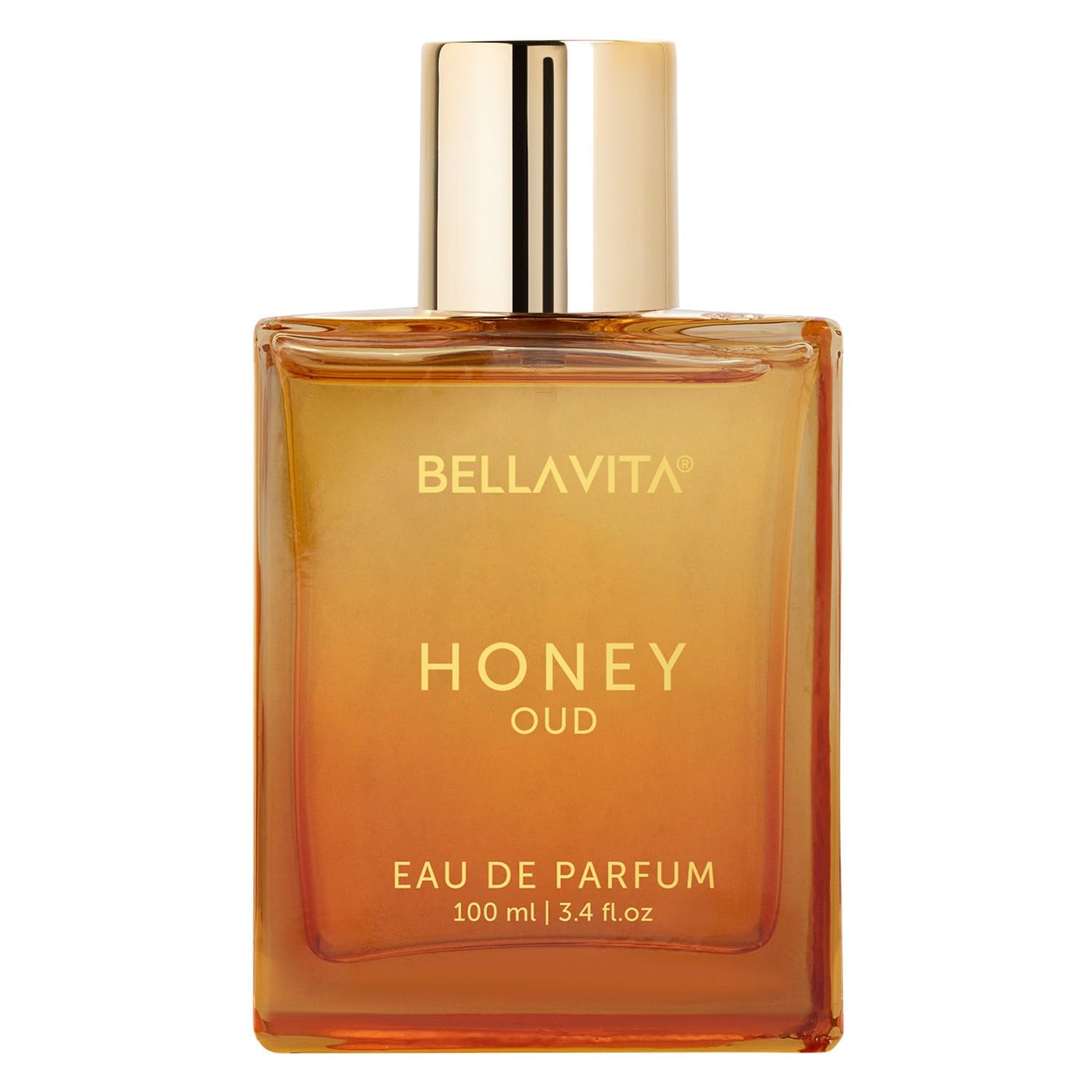 Bella Vita Luxury Honey Oud Unisex Eau De Parfum With Bergamot, Patchouli, Vanilla Premium, Long Lasting Sweet & Spicy Liquid