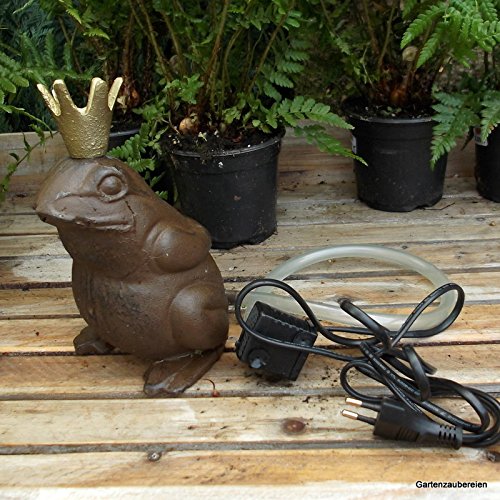 Wasserspeier „Froschkönig“ aus Gusseisen 19 cm - 2