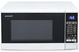 ‎SHARP SHARP R670W 2in1 Mikrowelle mit Grill (20 L, 800 Watt, 1000 Watt Grill, 10 Leistungsstufen, 13 AutoCook-Automatikprogramme, Timer) / Weiß