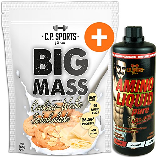 Buy Big Mass + Amino Liquid, Weight Gain + Amino s + BCAAs Multi