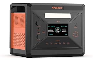 CELLPLAY Greenery G2500 Generateur Electrique Portable, 2304 Wh Batterie LiFePO4 Station Electrique, 2500 W (5000W Pic) 230 V Groupe Electrogene Solaire pour Camping, Voyage Maison/Bureau