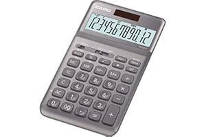 ‎CASIO CASIO Tischrechner JW-200SC, 12-stellig, in stylischen Farben, Steuerberechnung, Solar-/Batteriebetrieb