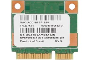 Tangxi Scheda di Rete Wireless, Scheda di Rete Wireless WiFi Mini Porta PCI-E RT3290, Scheda di Rete Bluetooth PCI-E ad Alta velocità 150 Mbps