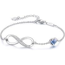 CELESTIA Unendlichkeitszeichen Kette Mit Herz – Silber 925, 45 Cm – Perfektes Liebesgeschenk Für Sie