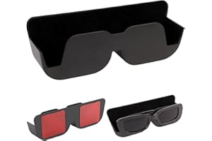 GUUFOO Porta Occhiali da Sole Auto, Porta Occhiali da Sole per Visiera, Universale Supporto per Occhiali da Sole, Visiera Clip Auto da Sole per Auto, Porta Occhiali Auto