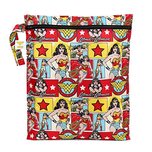 Bumkins Waterproof Wet Bag, Wonder Woman