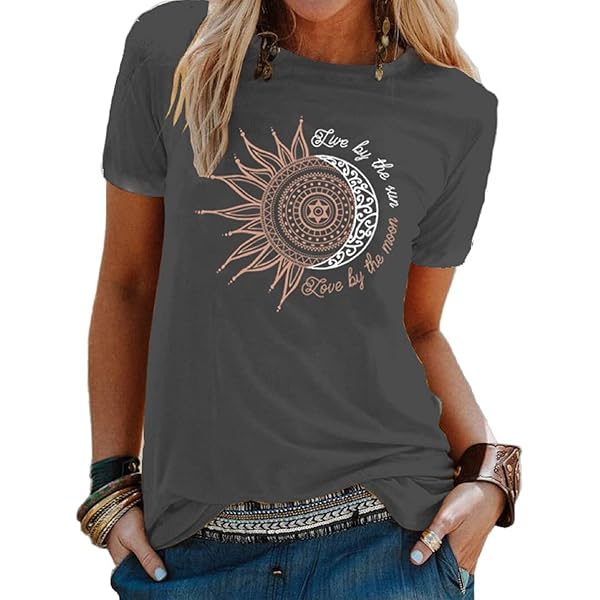 Acheter T-shirts Pour Femmes à Imprimé Chat Mignon, Hauts Pour Dames