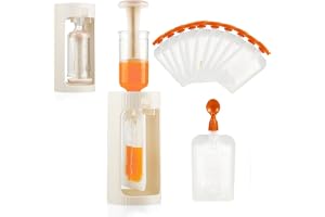 PandaEar Squeeze Station för Baby Puree Food Storage, Baby Food Pouch Filling Maker med 10 st påsar, påfyllning station för s