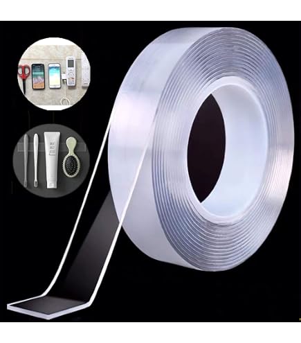 thumbnail image 2 of EZlifego Transparent Double-Sided Tape - Strong Adhesive, Clear Finish 2 of 5