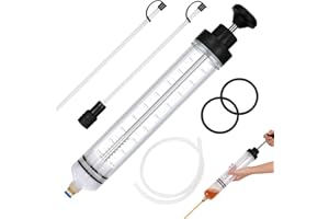 Forbabe Ölabsaugpumpe 500cc, Handpumpe Ölspritze, Ölpumpe Öl Absaugpumpe für Auto Bremsflüssigkeit Getriebeöle Kühlmittel Motor