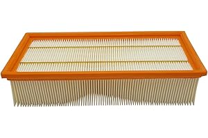 Reinica Luftfilter Staubklasse M für Kärcher NT 361 Eco Premium Filter Lamellenfilter Staubfilter Faltenfilter Staubsaugerfilter Flachfilter