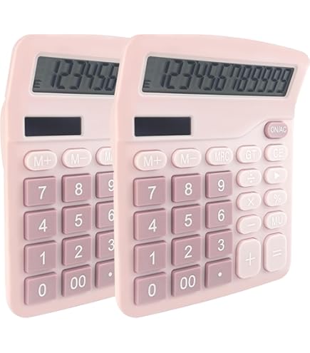 Mini Calcolatrici Tascabili, Mini Calcolatrici Portatili 8 Cifre Con