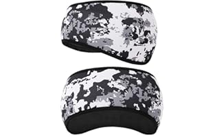 SHANYINGQUAN Fascia invernale in pile mimetico, traspirante, traspirante, traspirante, per corsa, orecchie e paraorecchie