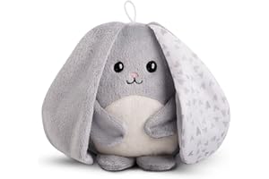 myHummy Conejito gris Basic 5 ruidos blancos Con Sonidos Relajantes - Regalo para Bebés de 0+ Meses