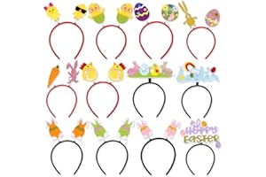NyaSaa Bunny Headband Plush,Invisible Hair Hoop St Patricks Day Accessories Cosplay Party Costume Accessories for Adult Kids