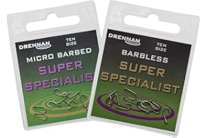 Drennan Super Specialist Barbless Hooks