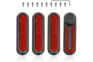 KEQAR Copriruota con Strisce Riflettenti per Xiaomi M365, Pro, 1S, Essential, Pro2, Mi3 - Accessori Monopattino Elettrico