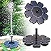 Produktbild Pawaca Solar Springbrunnen, Solar Brunnen Pumpe 8V / 1.6W Monokristalline Solar Panel Freie Stehende Brunnen Solar Wasserpumpe für Vogelbäder Teich, Pool und Garten Dekoration