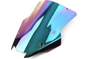 QILINGS Windshields Motorcycle For Kawasaki For Z1000SX Z 1000 For SX For Ninja For 1000SX 2020- Double Bubble WindScreen Motorcycle Accessories Motorcycle Windshield ( Color : Iridium )