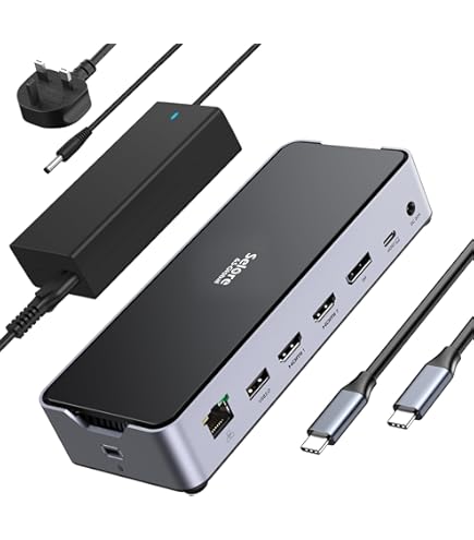 美品 Selore 15-in-1 USB-C ドッキングステーション USB C Docking