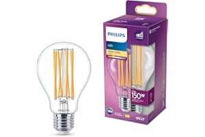 Philips LED Lampadina a Filamento, Equivalente A 150W, Attacco E27, Luce Bianca Calda