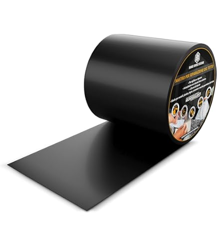 Nastro Butilico Biadesivo 25m X 15mm - Sigillante Autoadesivo Nero - Foto 2