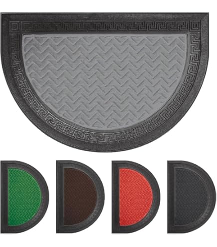 Zerbino In Gomma 40x60cm Antiscivolo - Elegante Per Ingresso Casa O Ufficio - Foto 12