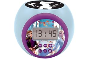 Lexibook, Frost, Väckarklocka med projektor, RL977FZ | Takprojektion, timer, LCD-skärm, snooze, batteridriven, blå