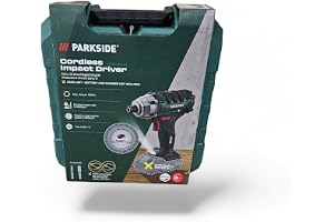 Parkside Sladdlös slagskruvdragare PDSSA 20-Li A1 utan batteri och laddare (med väska)