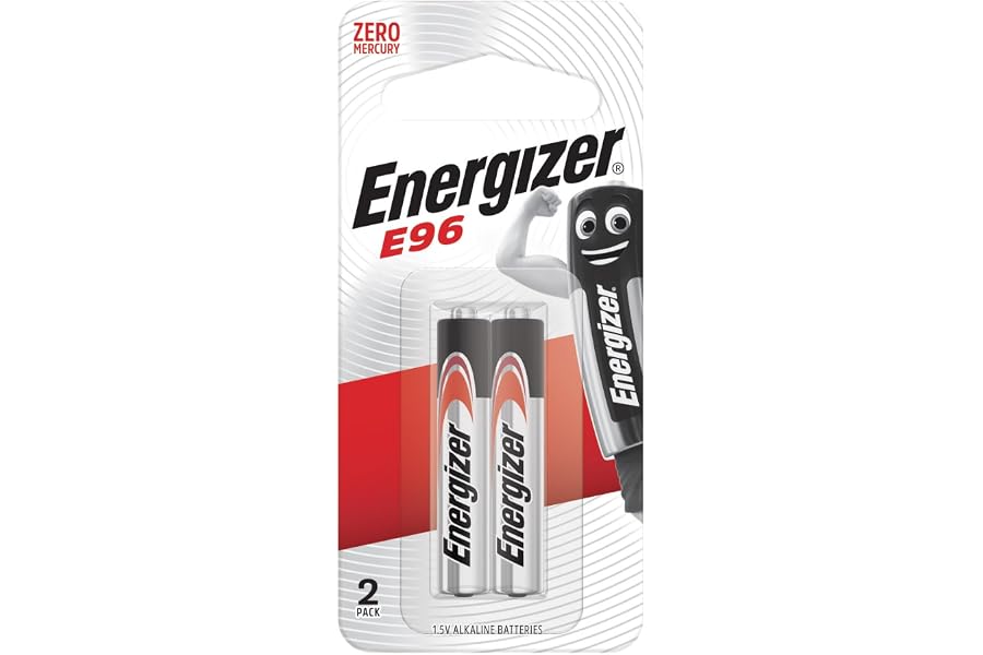 Energizer E96 Miniature AAAA Alkaline Battery 2-Piece Set