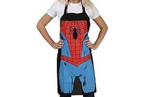 ShopINess Divertido Delantal de Cocina para fiestas , regalo y barbacoa - Spider Style