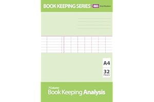 A4 16 Sheets 32 Page Accounts Book Keeping Cash Journal Ledge Analysis Accounting TRANSACTIONS Books for Account Transaction FINANCES with A RULING Guide E&A DISTRIBUTION LIMITED (Analysis)