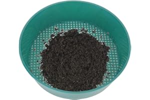 Mumusuki 4pcs Plastic Sieve Garden Mesh Gardening Sieve Succulent Plants Sand Stone Filter Tool