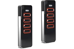EFFDRDFS Mando a distancia de 868 MHz, Portal für Sommer 4018 Pearl, Mando a distancia de Garage für Sommer 4018V000,4 Canales Handsender für Sommer(2pcs)