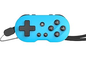 CRKD ATOM - Collectible Keychain Controller for Nintendo Switch, PC, Mac, Mobile and Smart TV (Sky Blue)