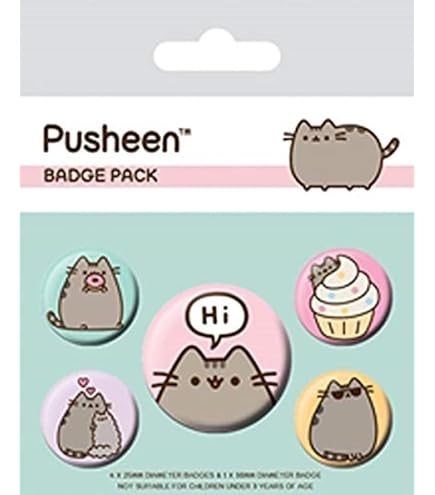 Pusheen Haargummi – Erdbeer-Milchkarton Design, Weicher Scrunchie