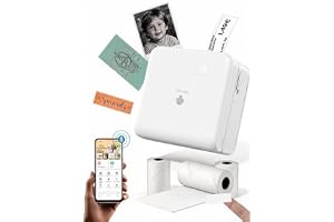 Phomemo M02 Pro 300 DPI minitermoskrivare för med 3 pappersrullar –