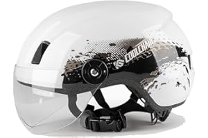MTTKTTBD Réglable Casque de Vélo Unisexe,Spécialisés Casque de VTT de Protection avec Visière Amovible,Ultraléger Montagne et Route Casques Vélo pour VTC et VTT Hommes et Femmes