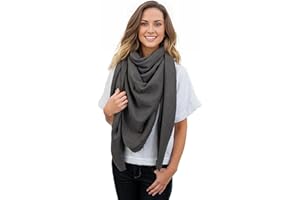 Scandi Linen Musselin Tuch Damen, Musselintuch, Schal, Halstuch