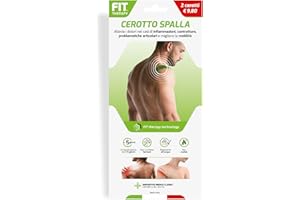 FIT Therapy – Cerotti Antidolorifici e Antinfiammatori Spalla - Per Dolore Muscolare, Artrite, Tendinite, Borsite, Artrosi – NON SCALDA, Impermeabile, Senza Farmaci, Dura 5 Giorni (2 Cerotti)