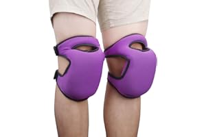 SUREH Garten-Knieschoner, weicher Schaumstoff, Knieprotektoren für die Kniescheiben, Schutzpolster mit Doppelriemen für Garten, Reinigungsarbeiten, Schrubben von Böden, 1 Paar