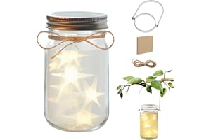 KunpengZen Geldgeschenke Geburtstag Weihnachten, Geldgeschenk Hochzeit, Flaschenlicht mit Wunschzettel Geschenkideen Geburtstag Tischdeko Für Familie, Freunde, Geliebte, Geschenkideen