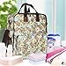 Bebamour Floral Nappy Changing Backpack Classical Diaper Bag (clock)