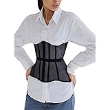 CHRYP Le donne in maglia corsetto a vita corta cintura elastica corsetto cinghie larga cintura a vita donna abbigliamento abb