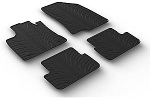 Gledring Alfombrillas de Goma Compatible con Dacia Sandero III 2020- Incl. Stepway (Perfil T 4-Partes + Clips de Montaje)