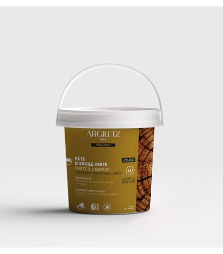 Argiletz - Poudre D'argile Verte Ultra-fine 1kg - Protection Naturelle Pour Jardin Contre Cloque Du Pêcher, Oïdium Et Maladies