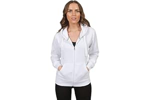 PURPLE HANGER New Zip Up Hoodie Long Sleeve Plain Ladies Hooded Jacket