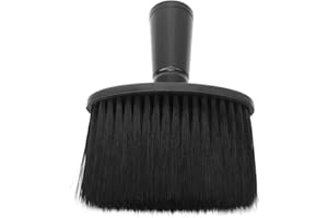 QINLORGO Neck Brush, ABS Handle + Nylon Brush Hair, Soft Hair Brush for Beard and Hair, Matte Texture for Hairdressing, Hairdressing, Professional Salons, Home Use